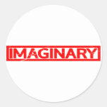 Imaginary Stamp Classic Round Sticker