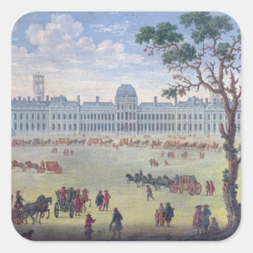Imaginary View of the Tuileries Square Sticker