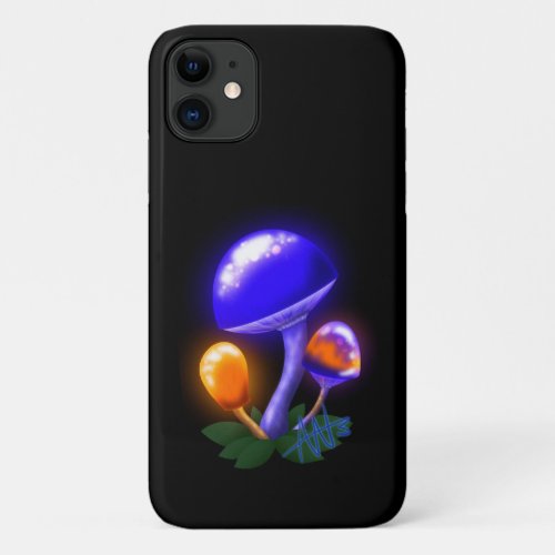 Imaginary White Dapperling Orange  Blue Mushroom iPhone 11 Case