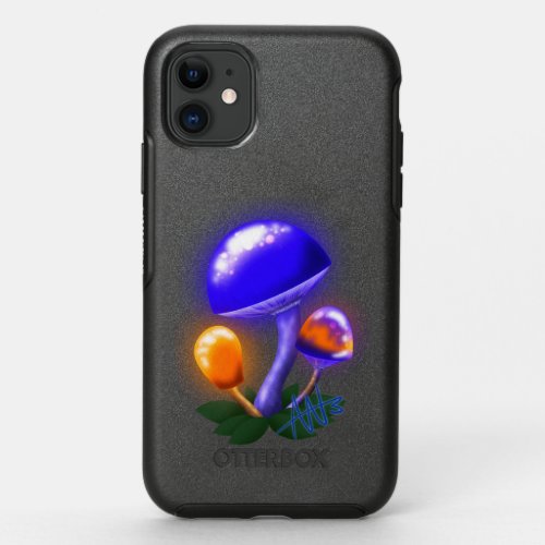 Imaginary White Dapperling Orange  Blue Mushroom OtterBox Symmetry iPhone 11 Case