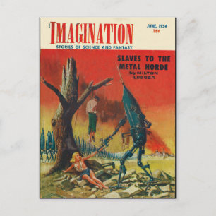 Imagination _ 06-1954_Pulp Art Postcard