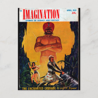 Imagination - 1953-4_Pulp Art Postcard