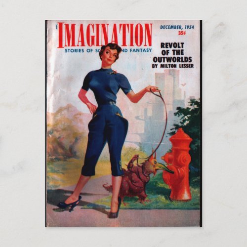 Imagination _ 1954_12_Pulp Art Postcard