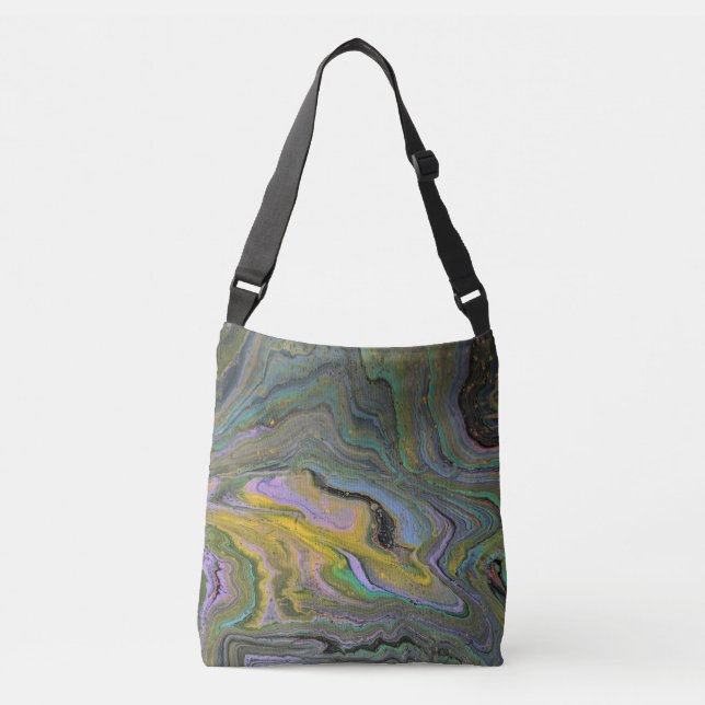 Imagination 1 Abstract Acrylic Geode Tote Bag (Front)