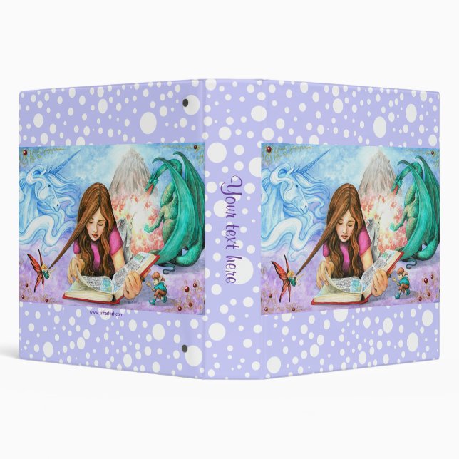 Imagination 3 Ring Binder (Background)