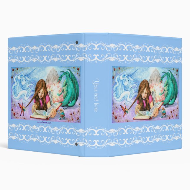 Imagination 3 Ring Binder (Background)