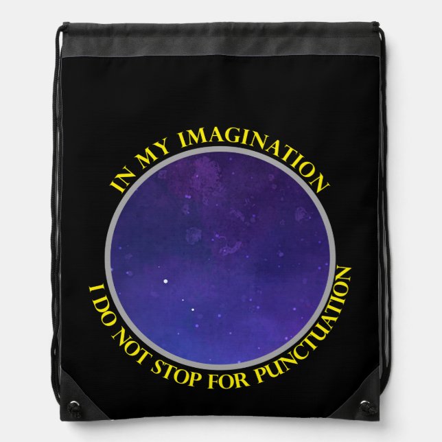 Imagination  drawstring bag (Front)