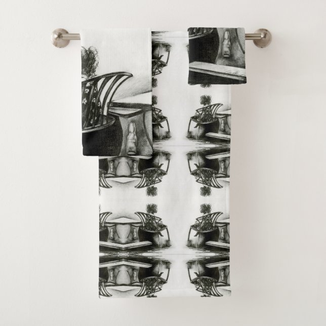 Imagination Fuels my Reality Bath Towel Set (Insitu)