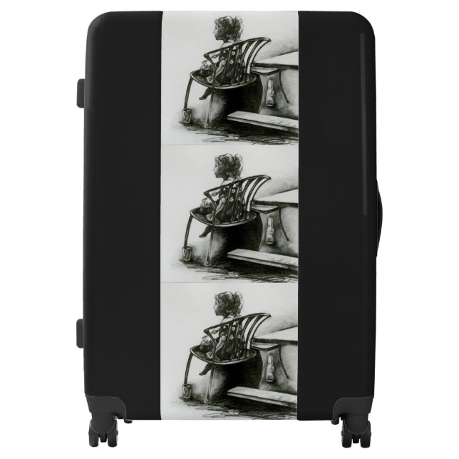 Imagination Fuels my Reality Luggage (Front)