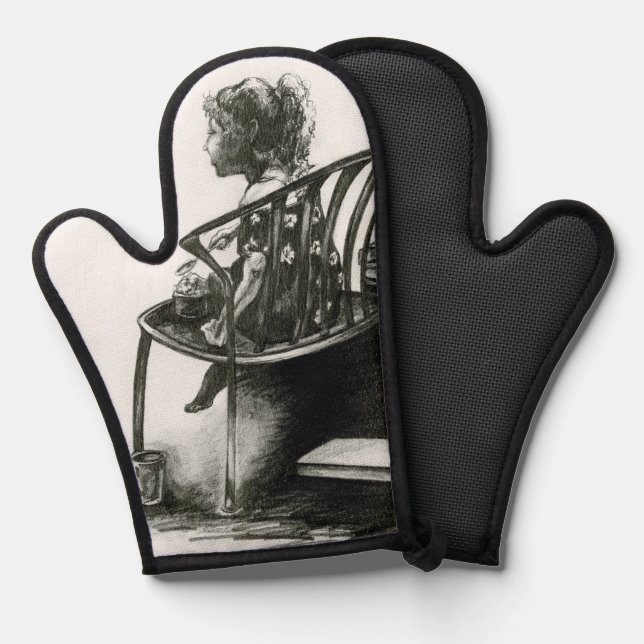 Imagination Fuels my Reality Oven Mitt (Front/Back)