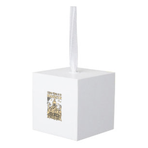 Imagination Horror Halloween Haunted House Cemeter Cube Ornament
