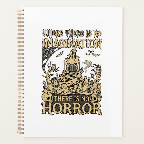 Imagination Horror Halloween Haunted House Cemeter Planner