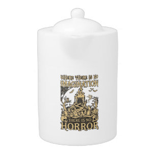 Imagination Horror Halloween Haunted House Cemeter Teapot