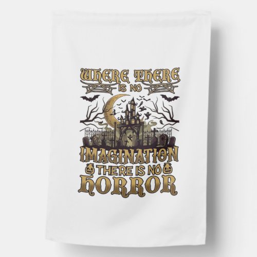 Imagination Horror Halloween Haunted House Graveya Flag
