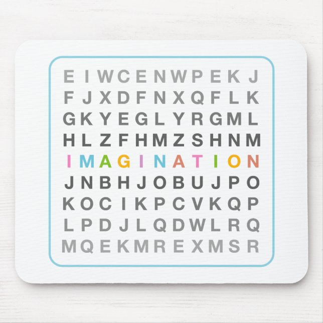 Imagination in Puzzle Mouse Pad (Front)