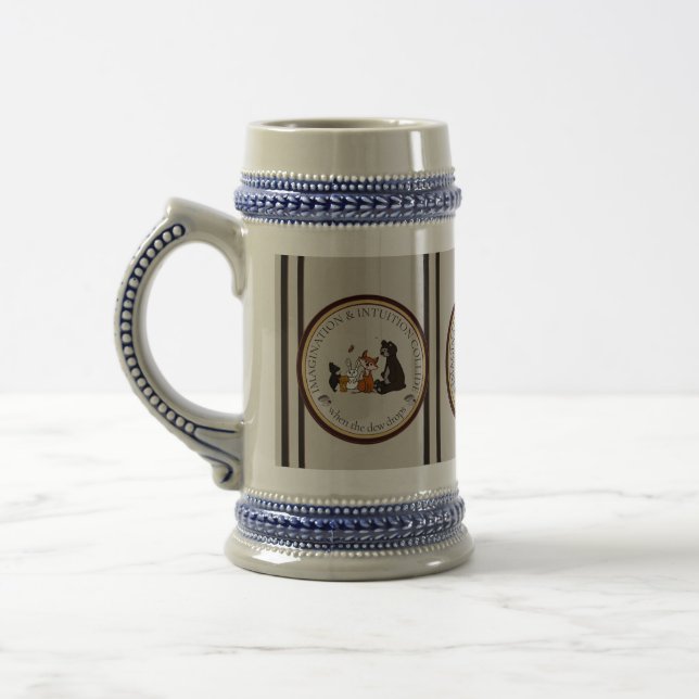 Imagination & Intuition Collide Beer Stein  (Left)