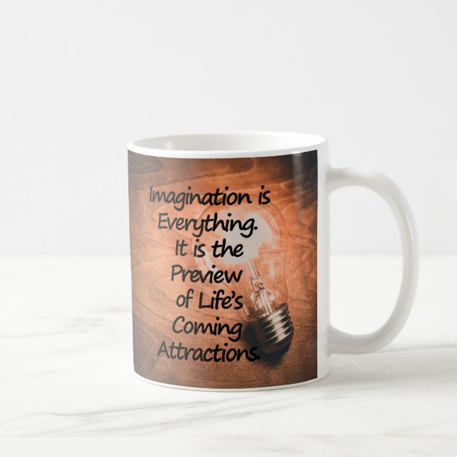 Imagination is Everthing - Motivate, Inspire, Coffee Mug (Right)