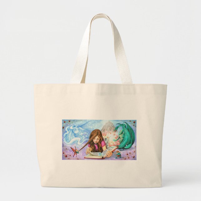 Imagination Large Tote Bag (Front)