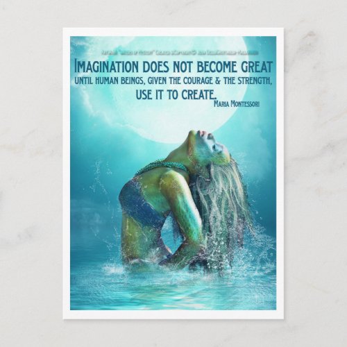 Imagination Mysteries Water Postcard