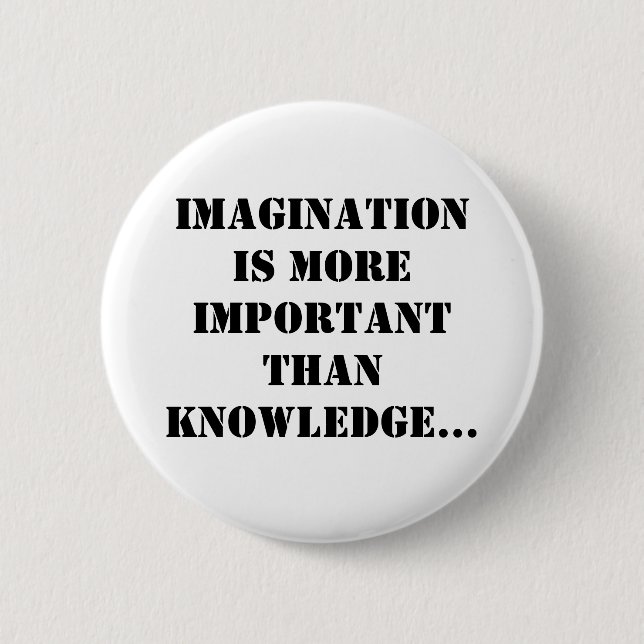 Imagination Pinback Button (Front)