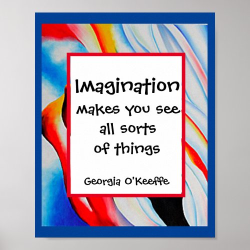 Imagination Quote   Poster