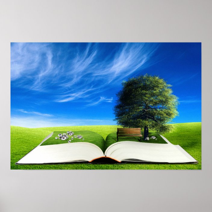 Imagination Reading Poster | Zazzle.com