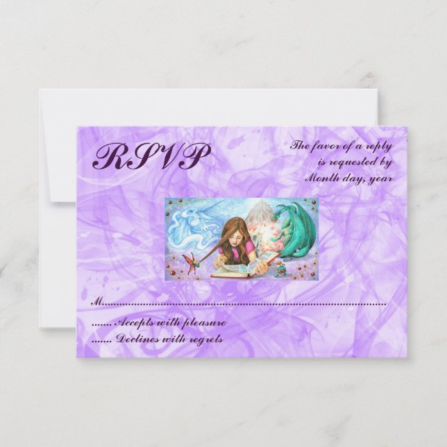 Imagination RSVP Card (Front)