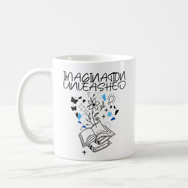 Imagination Unleased.w Coffee Mug (Left)