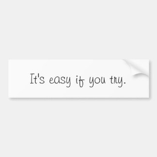 Imagine 2 bumper sticker