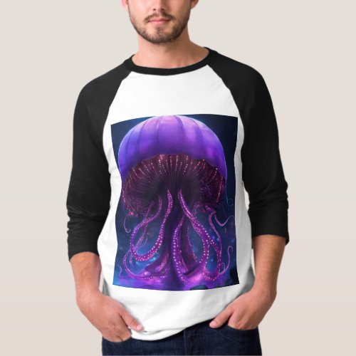  Imagine a striking jellyfish design T_Shirt