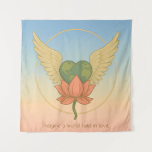 Imagine a World Held in Love Tapestry