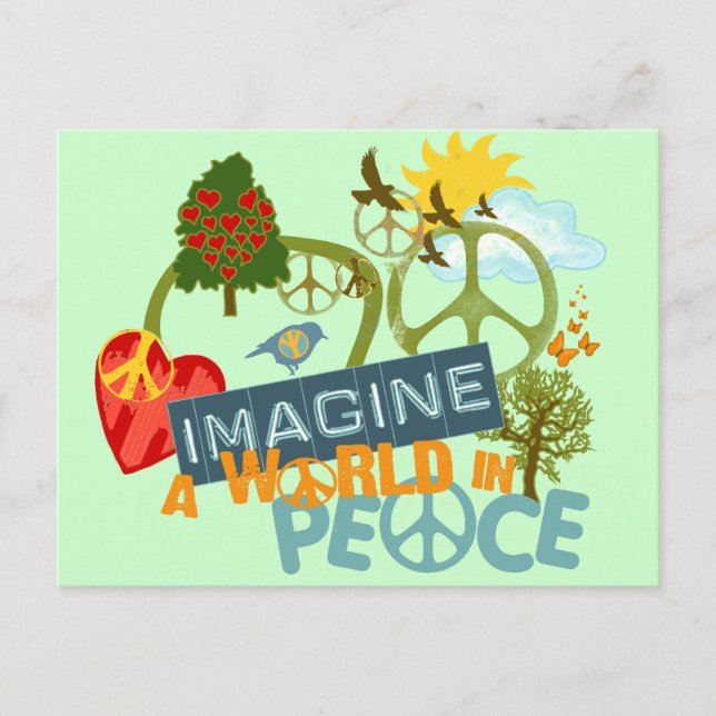 Imagine a World in Peace Postcard (Front)
