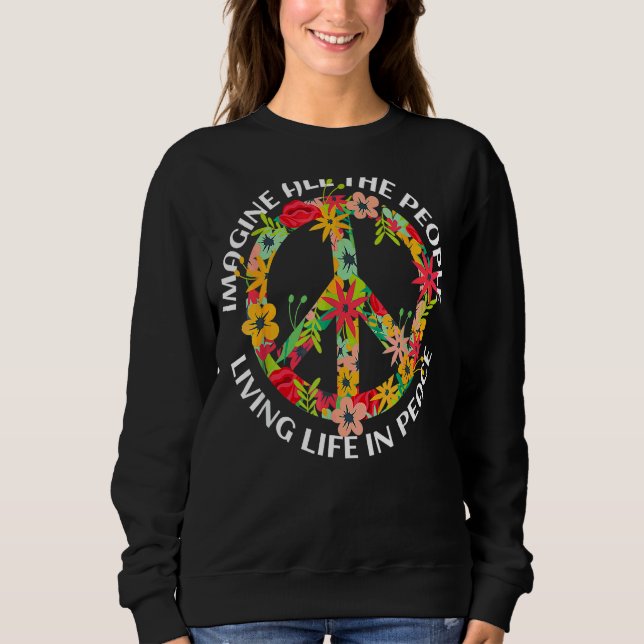Imagine All The People Living Life Tee (Front)
