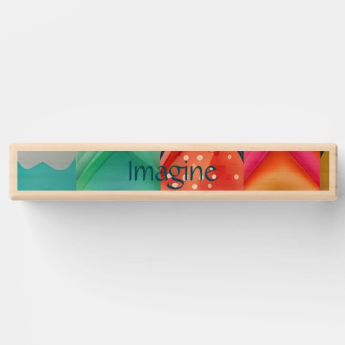 Imagine _ Amazing Colourful Abstract AI Art Print Topple Tower