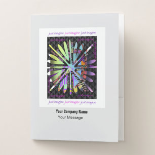 Imagine Design Gray Pocket Folder