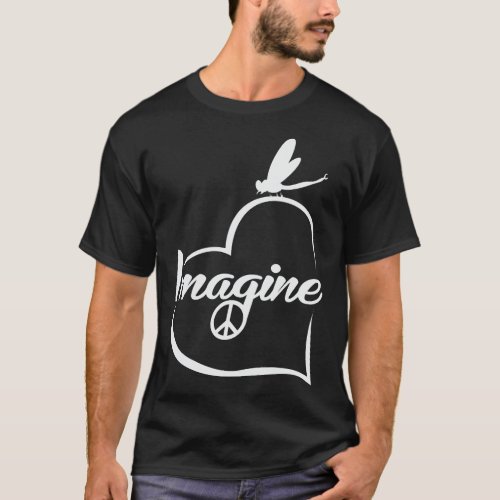 Imagine_Dragonfly_Hippie_Peace_Sign_ T_Shirt