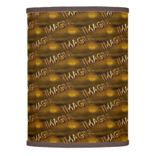 Imagine Fantasy Moon Inspirational Pattern     Lamp Shade