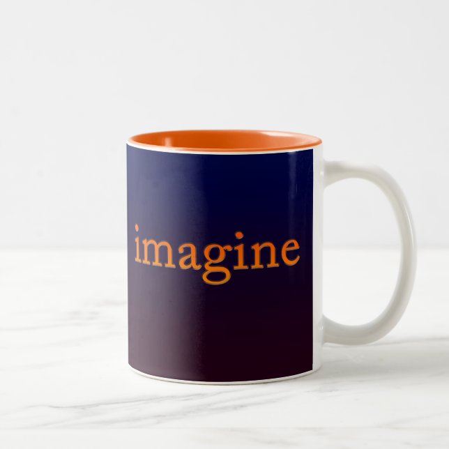 Imagine Glowing Two-Tone Coffee Mug (Right)