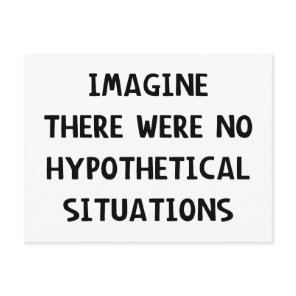 Imagine Hypothetical Postcard