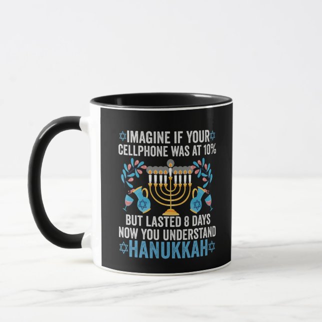 Imagine If Your Cell Phone Was At 10% But Lasted 8 Mug (Left)