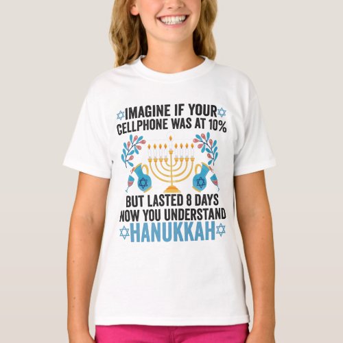 Imagine If Your Cell Phone Was At 10 But Lasted 8 T_Shirt