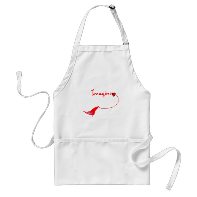 "Imagine"---John Gifts Adult Apron (Front)