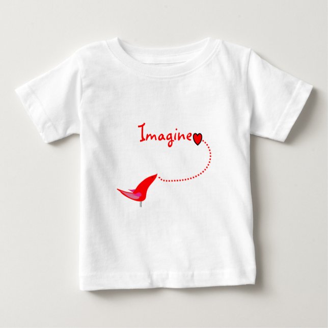 "Imagine"---John Gifts Baby T-Shirt (Front)