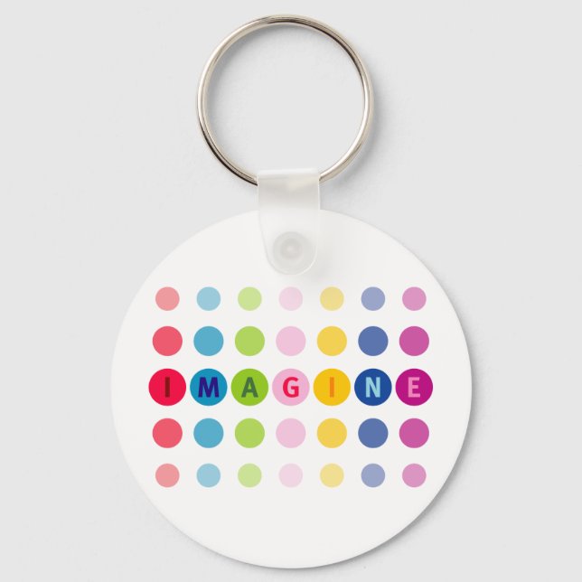 Imagine Keychain (Front)