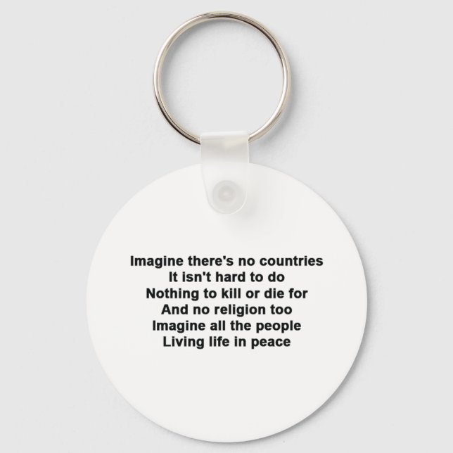 Imagine Keychain (Front)