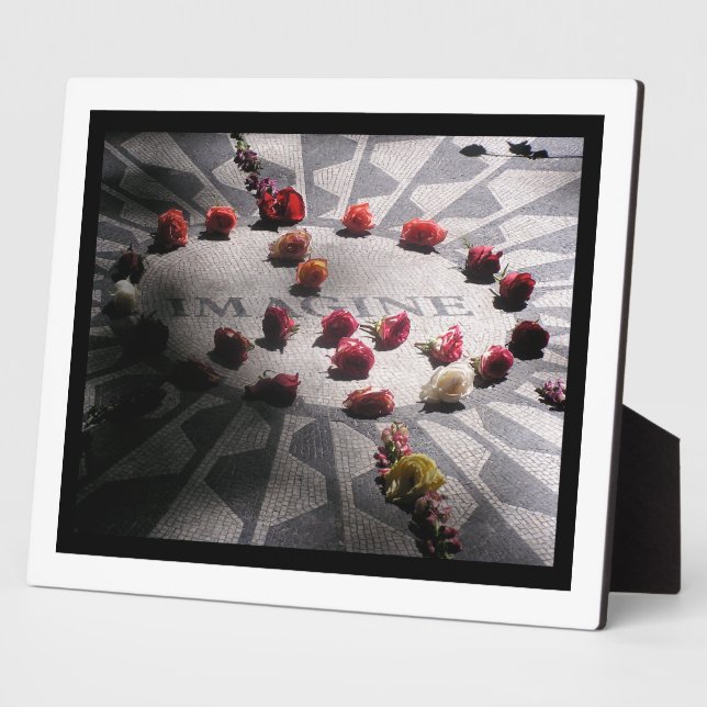 Imagine Mosaic Central Park Plaque (Side)