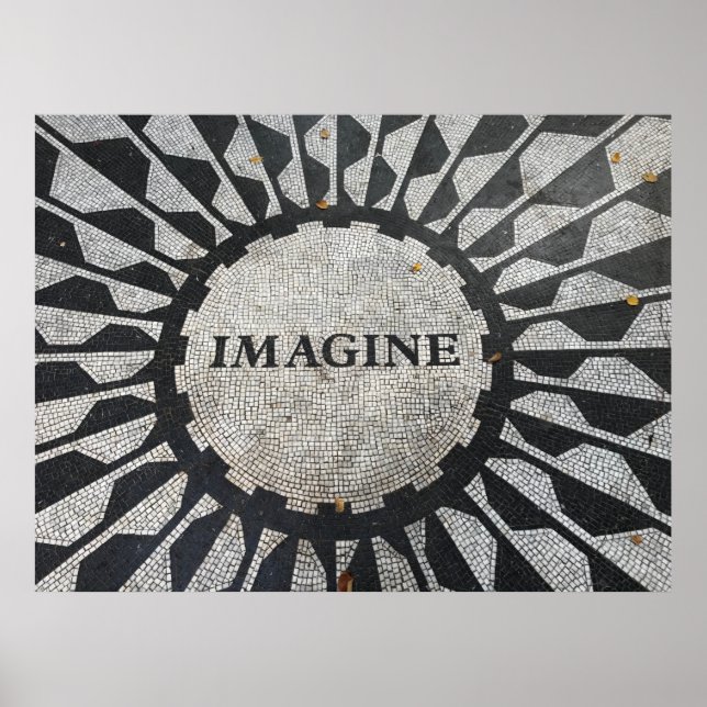 'IMAGINE' Mosaic Poster (Front)