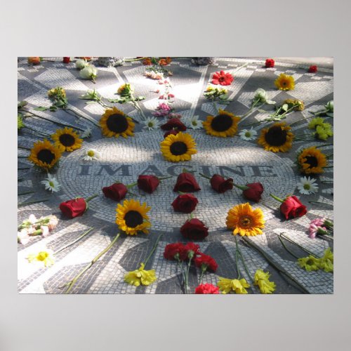 Imagine Mosaic Strawberry Fields NY _ poster