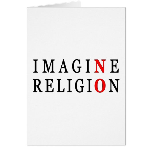 Imagine No Religion (Front)