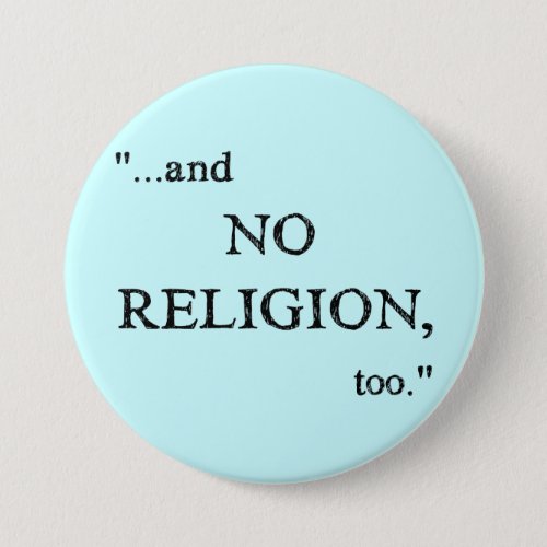 Imagine No Religion Button